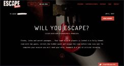 Desktop Screenshot of escapemsp.com