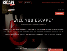 Tablet Screenshot of escapemsp.com